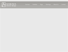 Tablet Screenshot of maraya.com